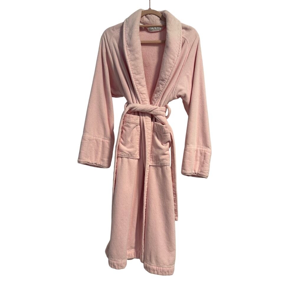 Vintage Cabernet Light Pink 100% Cotton Robe (SG70)
